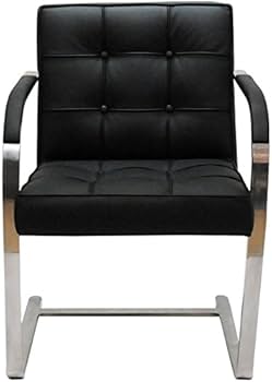 Amazon｜ブルーノチェア キルティングレザー仕様 色ブラック ミース